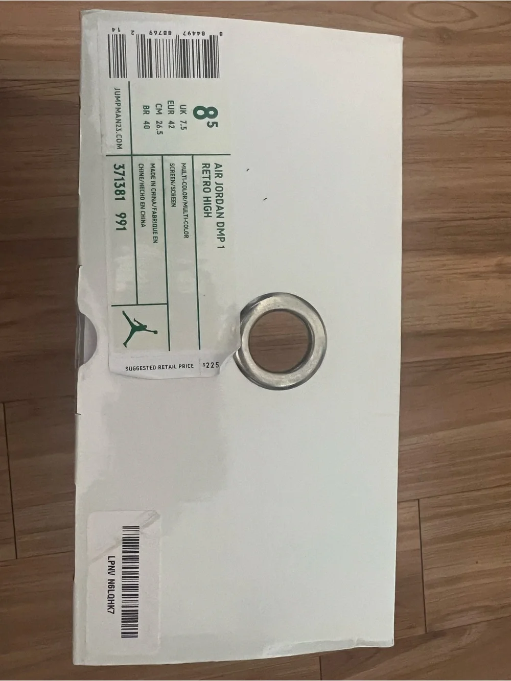 Air Jordan Retro 1 High Celtics DMP Men’s US 8.5